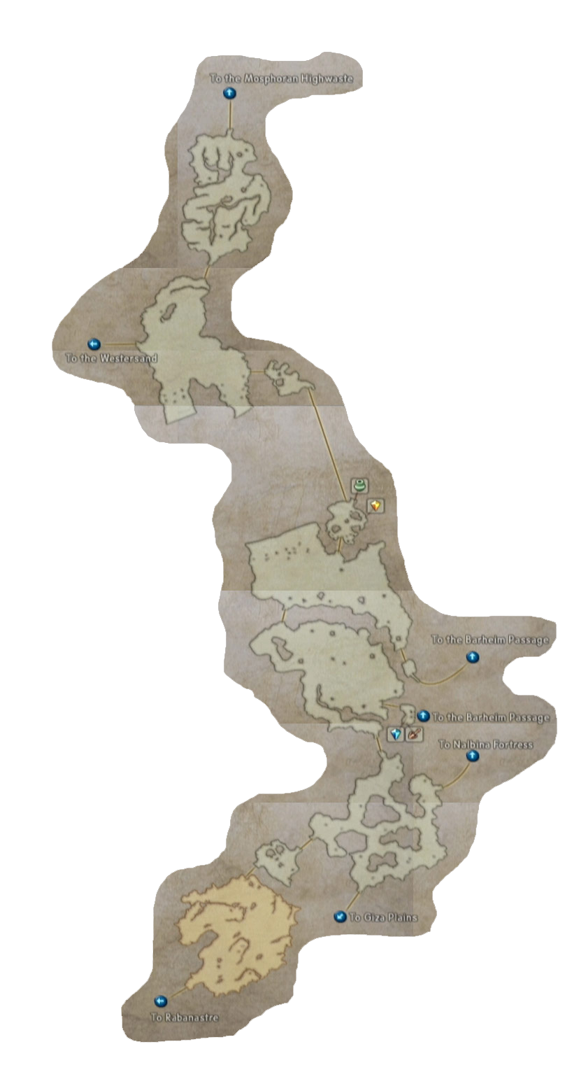 final fantasy xii eastersand map