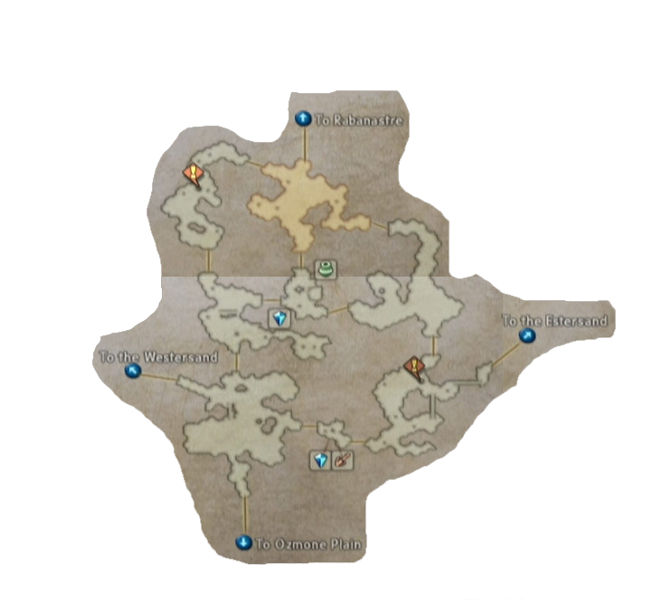 final fantasy xii giza plataeu dry map