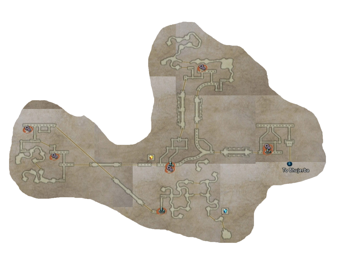 final fantasy xii lhusu mines map