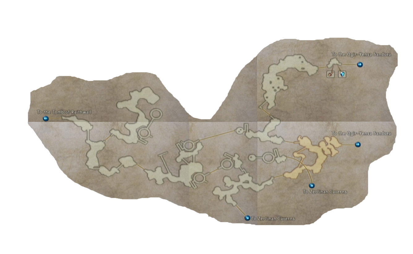 final fantasy xii Nam Yensa Sandsea map