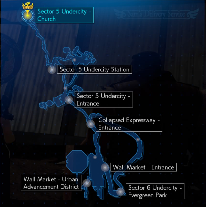 final fantasy vii remake transportation chocobo map