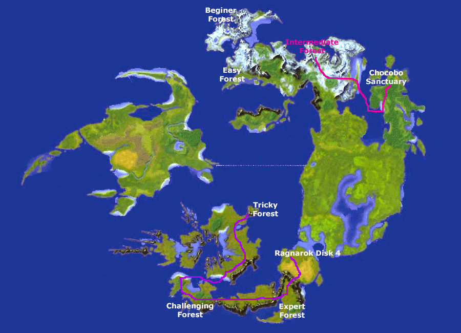 final fantasy viii chocobo sanctuary map